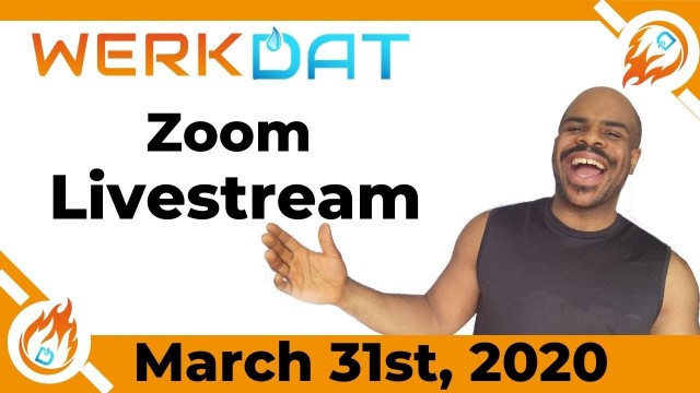 'WERK DAT DANCE FITNESS LIVESTREAM WITH ZOOM'