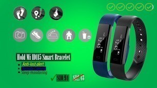 'HoldMi ID115 Smart Bracelet Review - Activity Monitor Fitness Tracker Wristband!'