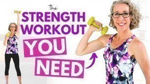 'SIMPLE, Essential Strength Training Workout for Women over 50 ✨ Pahla B Fitness'