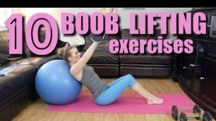 'Chest Lift Workout For Women - 10 Minute Boob Job No Surgery Required'