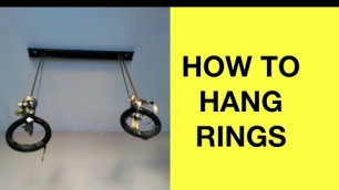 'How to Hang Gymnastic Rings at Home Garage Gym'