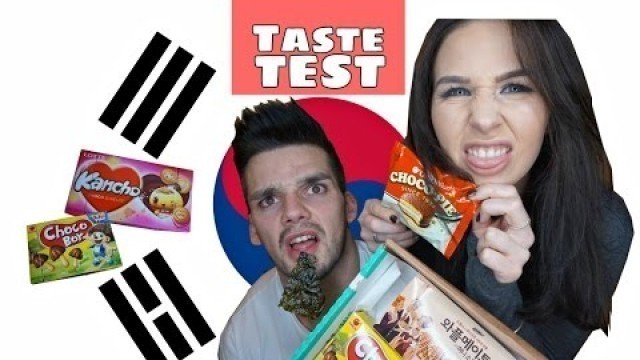 'FOOD TASTING : Fitness Couple Try Korean Sweets'