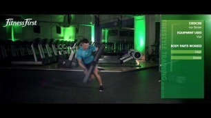 'Fitness First Freestyle exercise - Ice Skater - ViPR'