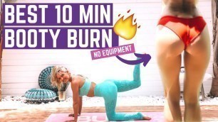 'BEST BOOTY LIFT workout - NO SQUATS/EQUIPMENT'