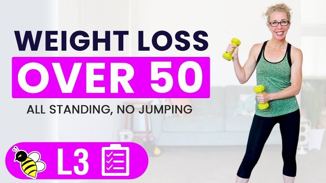 '35 Minute WEIGHT LOSS Workout for Women Over 50, Total Body STRENGTH at Home'