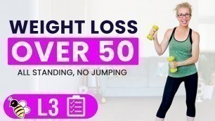'35 Minute WEIGHT LOSS Workout for Women Over 50, Total Body STRENGTH at Home'