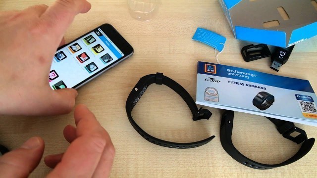 'CRANE Fitness Armband (Aldi Süd) - Unboxing/erste Einrichtung'