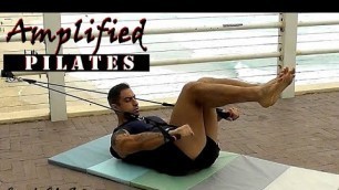 'Intense PILATES Workout with resistance bands.  A Coach Ali Pilates Core Workout.'