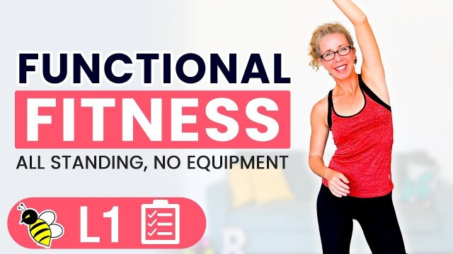25 Minute FUNCTIONAL Fitness Bodyweight Strength and Mobility Workout for Women over 50