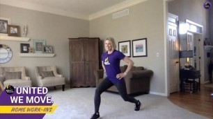 'Low impact home workout featuring feel good exercises and stretches'