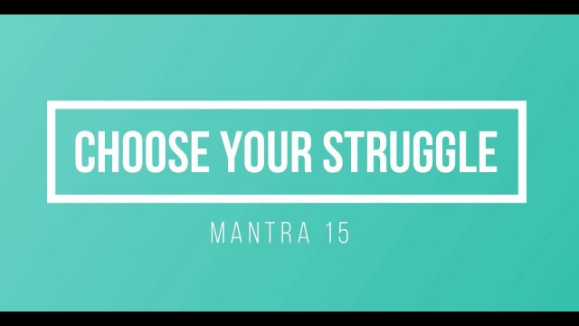 'Mantra 15 : Choose Your Struggle | Jaya\'s Fitness Mantra'