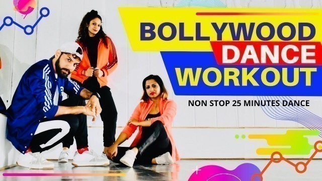 Bollywood Dance Fitness Workout At Home | 25 Minutes Fat Burning Cardio | FITNESS DANCE With RAHUL
