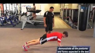 'Fitness Test   Push Up SD Video Sharing'