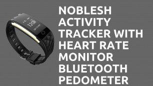 'Noblesh Activity Tracker with Heart Rate Monitor Bluetooth Pedometer'