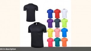 '☑Men Training Shirts Running Workout Fitness Outdoor Jerseys Athletic Y'