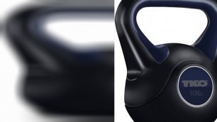 'TKO Kettlebell  Dumbbell Weight, Plastic Shell, Home Gym Workouts, Men Women Core Fitness, Wei...'