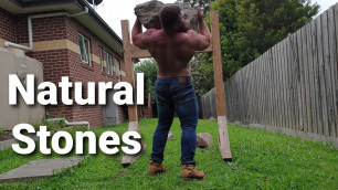 'Lifting Natural Stones - Garage Gym'