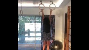 '#WATCH  Akshay Kumar  with daughter Nitara in new workout video is going  #Viral'
