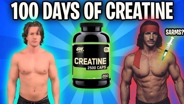 'Creatine Everyday For 100 Days | Fitness Transformation'
