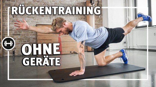 'Rückentraining für zu Hause | Übungen ohne Geräte | Fitness & Kraftsport | Sport-Thieme'