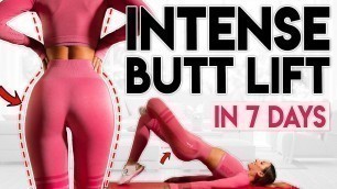 'INTENSE BUTT LIFT in 7 Days (shape your butt) | 10 minute Workout'