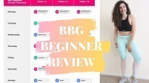 'Best Workout Plan For Beginners: Kayla Itsines 8 Weeks BBG Beginner Review'
