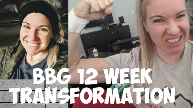 '12 WEEK TRANSFORMATION: before and after Kayla Itsines\' Bikini Body Guide (BBG), weight fluctuation'