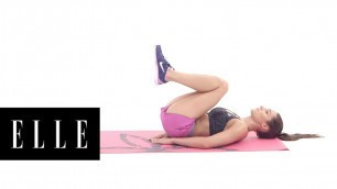 'Full Body Workout with Kayla Itsines: Abs Circuit | ELLE'
