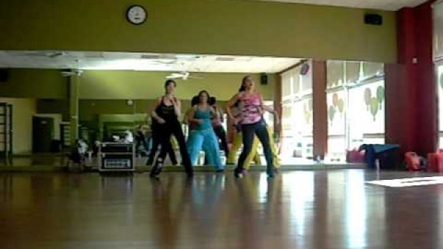 'Dancing Machine -Jackson 5 salsa style Patricia\'s Zumba Fitness Dance Team'