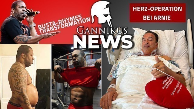 'Arnold Schwarzenegger am Herzen operiert! Busta Rhymes mit Sixpack-Transformation!'