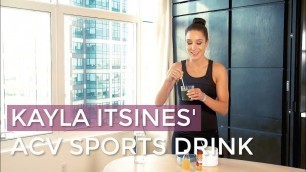 'How to make Kayla Itsines\' pre-workout drink'