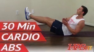 '30 Min Annihilation Cardio Abs Workout for Men & Women at Home'