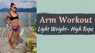 Toned arms workout- 15 Minute at home workout
