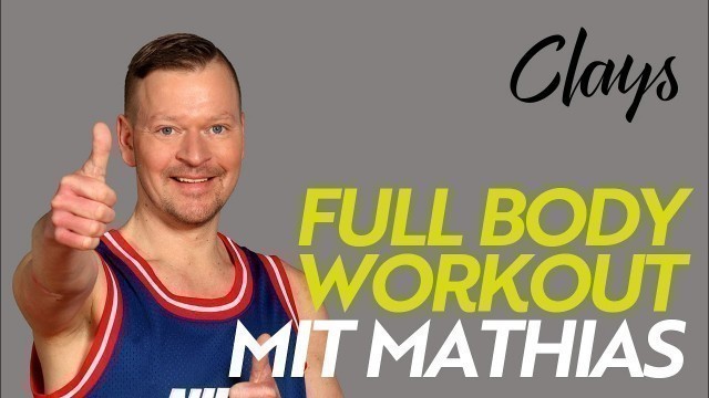 'CLAYS LIVE: Full Body Workout mit Mathias 07.05.2020'