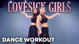 '[Dance Workout] BLACKPINK – Lovesick Girls | MYLEE Cardio Dance Workout, Dance Fitness'