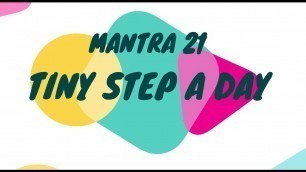 'Mantra 21 : Tiny Step A Day | Jaya\'s Fitness Mantra'
