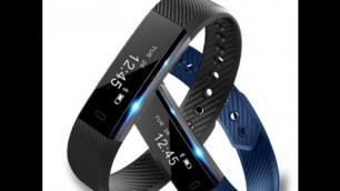'ID115 Smart Bracelet Fitness Tracker Step Counter Activity Monitor Band Alarm Clock Vibration Wristb'