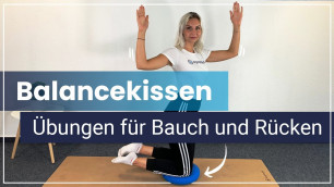 'Übungen mit dem Balancekissen - Bauch und Rücken stärken'