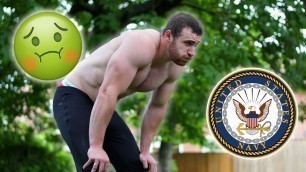 '100KG Bodybuilder tries US Navy seal fitness test..'