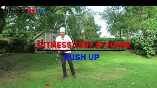 'PE Chef\'s Fitness Testing At Home: Push Up'