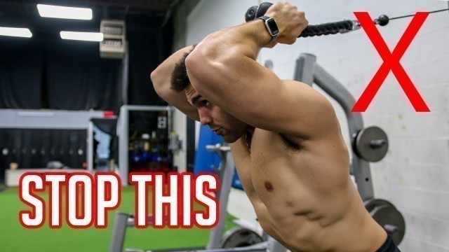 'How to PROPERLY Overhead Cable Tricep Extension | Fix Your Tricep Extension Form NOW!'