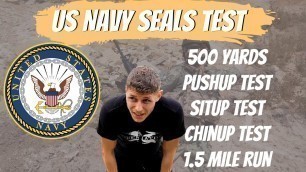 'I Took the US Navy Seals Fitness Test Without Practice (In the Pouring Rain) | Workout Vlog'