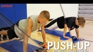 'Proper Push-Up Fitness Assessment'
