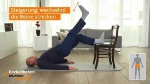 'Übungen für den Rücken – BECKENHEBEN – © TV-Wartezimmer®'