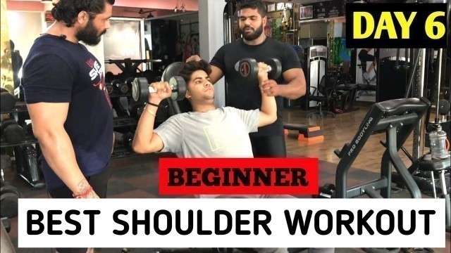 'SHOULDER workout for BEGINNERS 2020 (HINDI) Kapil Malik Fitness | SERIESS 2 | EP 6'