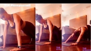 'GORGEOUS Bipasha Basu EXTREME Workout Video At Home'