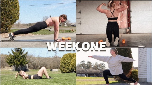 WEEK ONE: 6 week fitness program