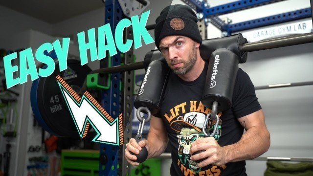 'EASY but BRUTAL Safety Squat Bar Hack'