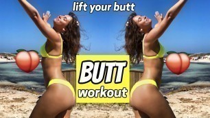 'the only BUTT WORKOUT you need *lift your booty at home*'