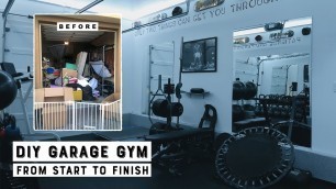 'Transforming Our Garage Into a Garage Gym!'
